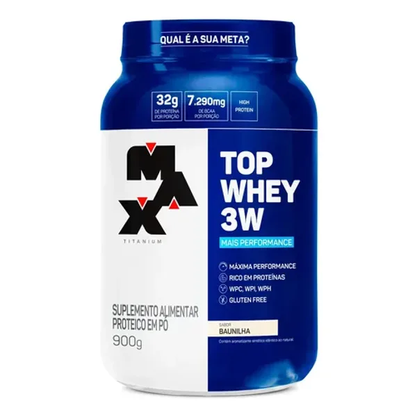 Max Titanium Top Whey 3W Mais Performance